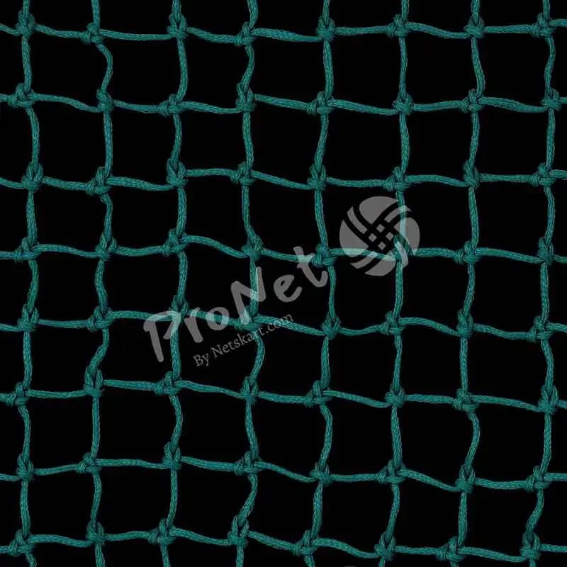 Heavy-duty ProNet child safety net with reinforced knot design for balcony protection