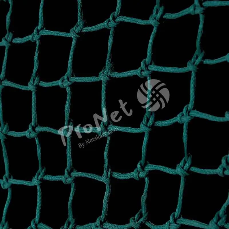 Weather-resistant HDPE balcony safety net for kids and pets with strong mesh structure