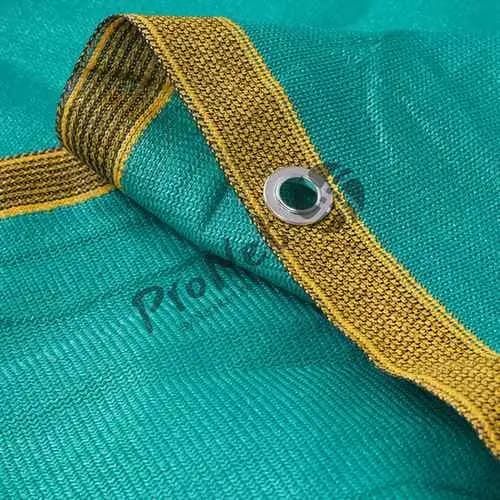ProNet Green Shade Net 75% with border and metal eyelet for easy outdoor installation
