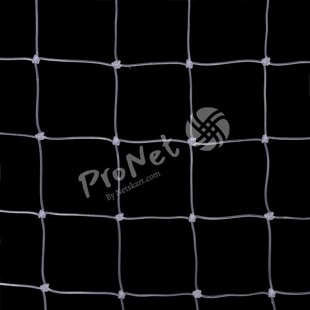 Black ProNet nylon bird net with 32 MM mesh for balcony, window and terrace bird protection