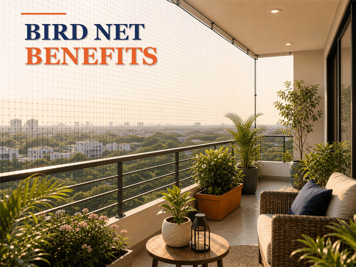 Top 4 Benefits of Installing Bird Nets on Your Balcony