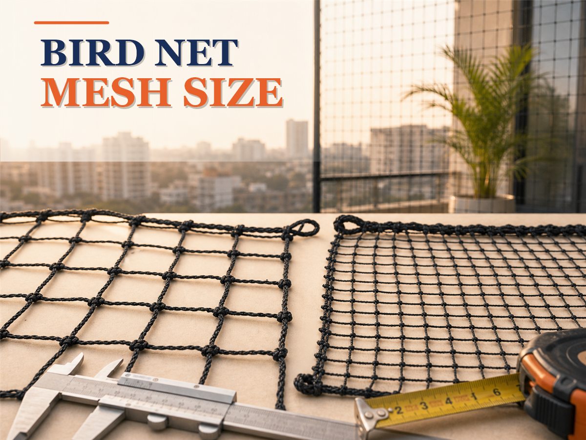 Understanding Bird Net Mesh Sizes and Their Applications | Netskart Blog